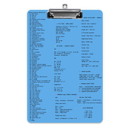 Galactic Medic Reference Duo Acrylic Clipboard