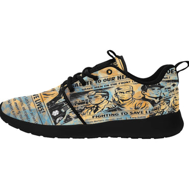 Frontline Legends™ Comic‑Style Murse, EMT ,Doctor, Healthcare Hero  Sneakers