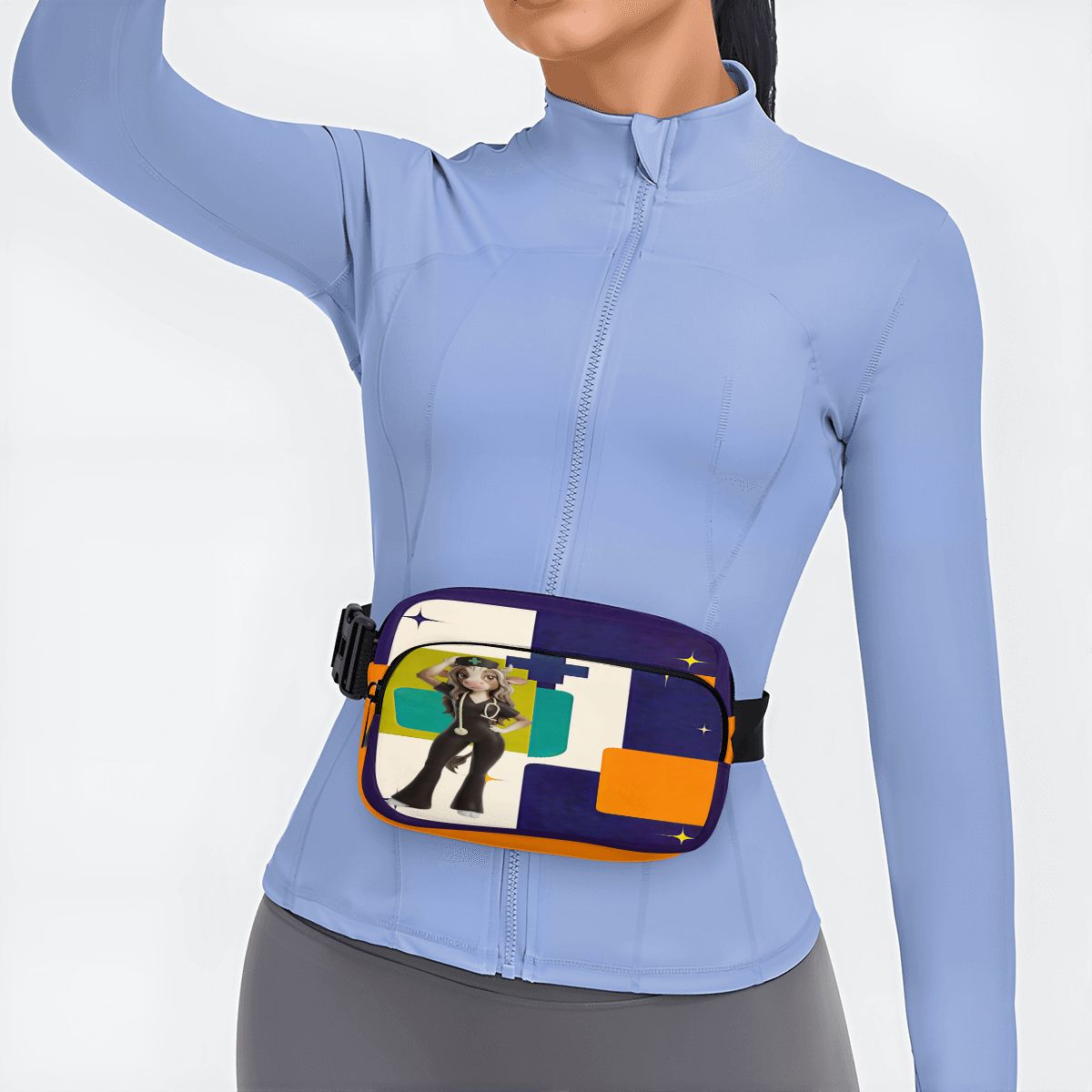 BluTokyo “Clinician Chic GeoPack” Fanny Pack