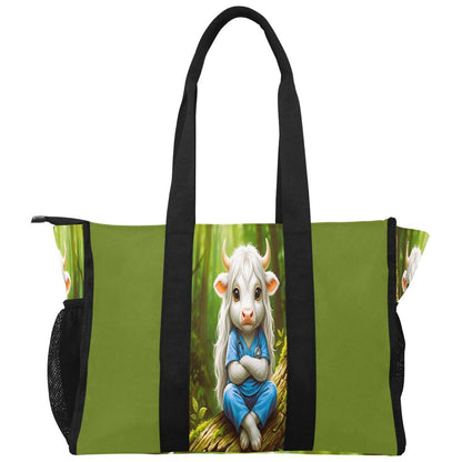 Medical Work Tote with Goat Character