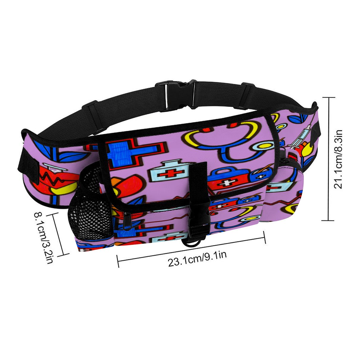 Medical Essentials Fanny Pack — Pink Clinical Edition
