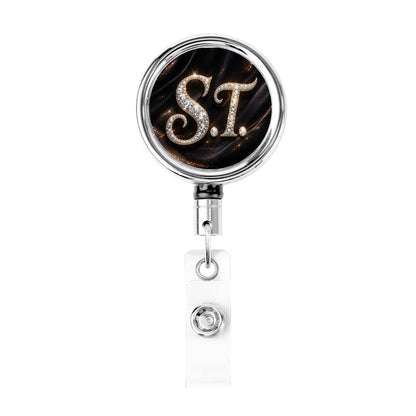 S.T. Badge Reel – Black Diamond Strength-Heavy Duty Metal Badge Reel
