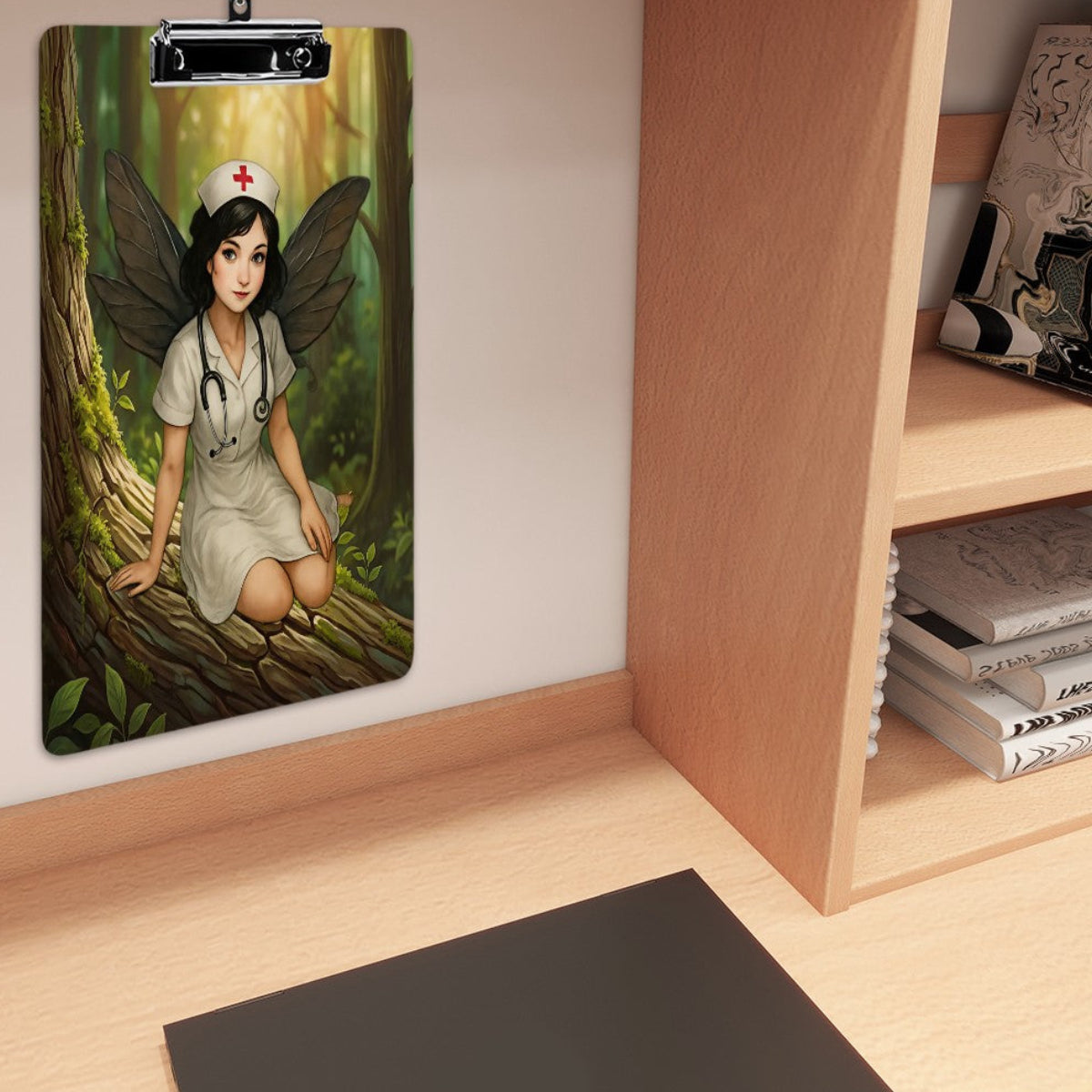 Acrylic Enchanted Fairy Nurse Clipboard