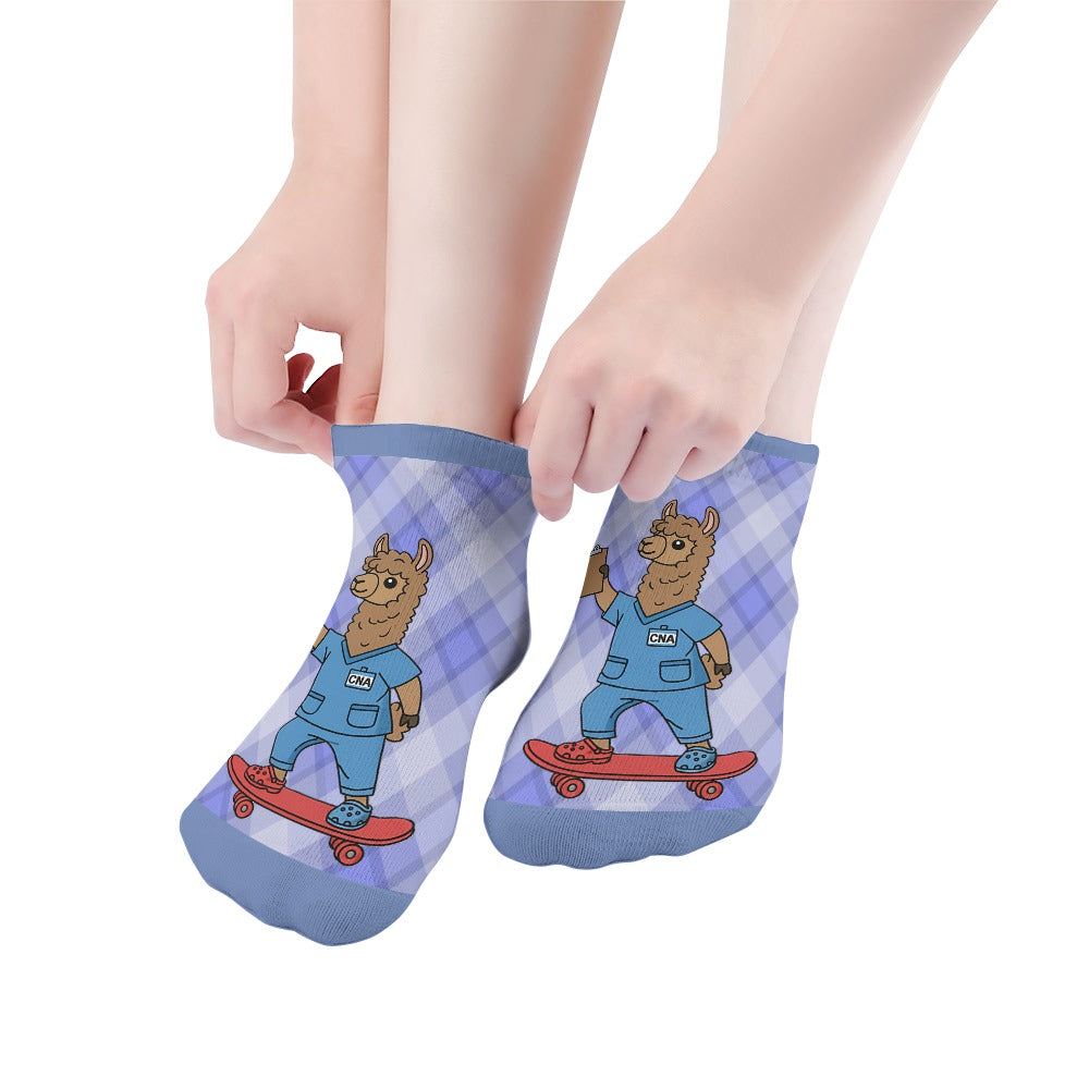 BluTokyo Llama CNA Socks — Shift on Wheels (5 Pairs Of The Same Picture)