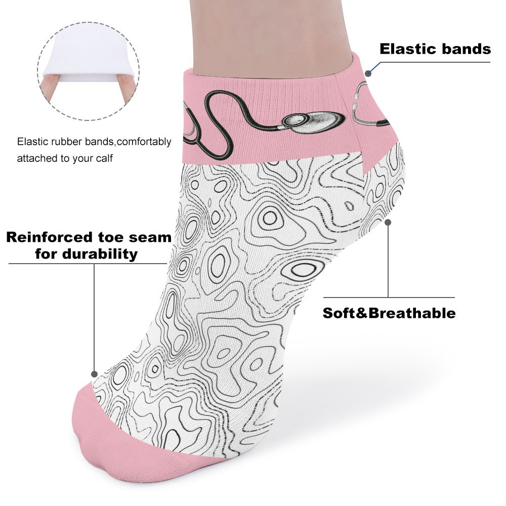- Luxe Stethoscope Terrain Socks — BluTokyo Edition (5 Pairs Of The Same Picture)