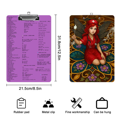Nurse Fairy Magic + Medical Reference Clipboards
