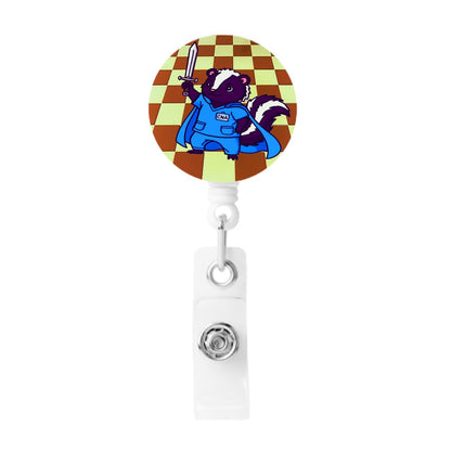 CNA Skunk Badge Reel – “Stink & Save” Retractable ID Badge Holder