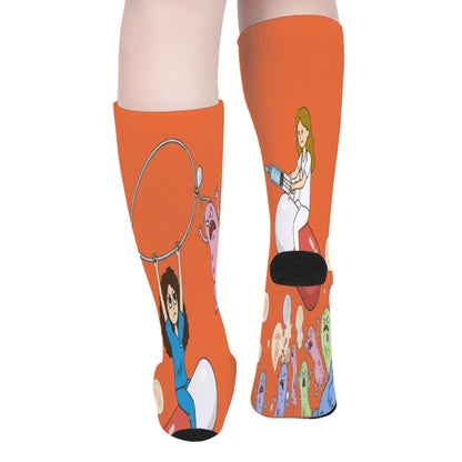 - Shift Warriors Socks — Germ‑Slayers Unite