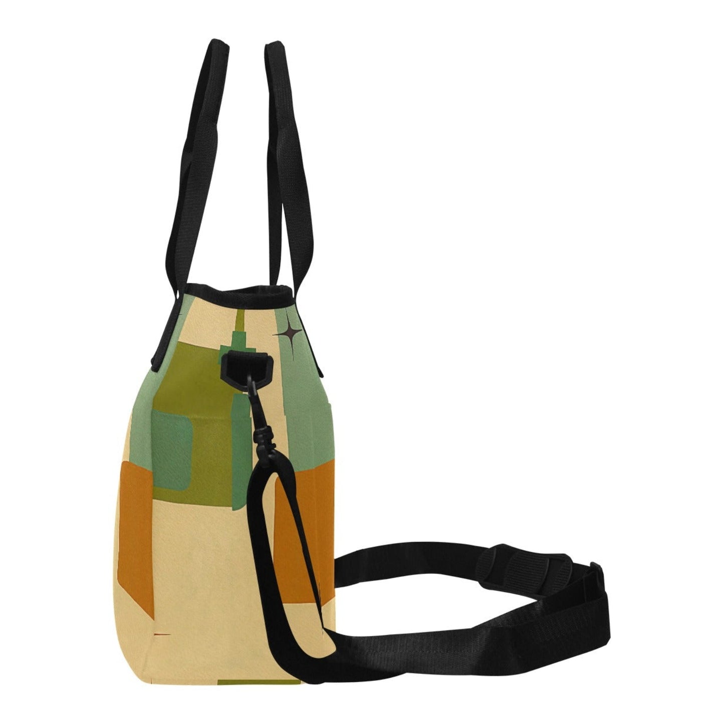 Retro Pup nurse Tote Bag with Shoulder Strap