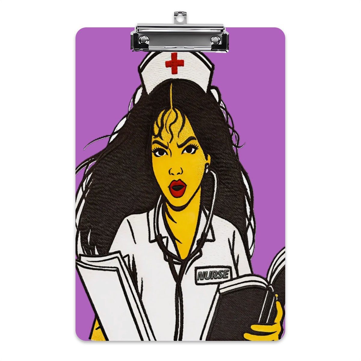 Acrylic Pop Art Nurse Clipboard