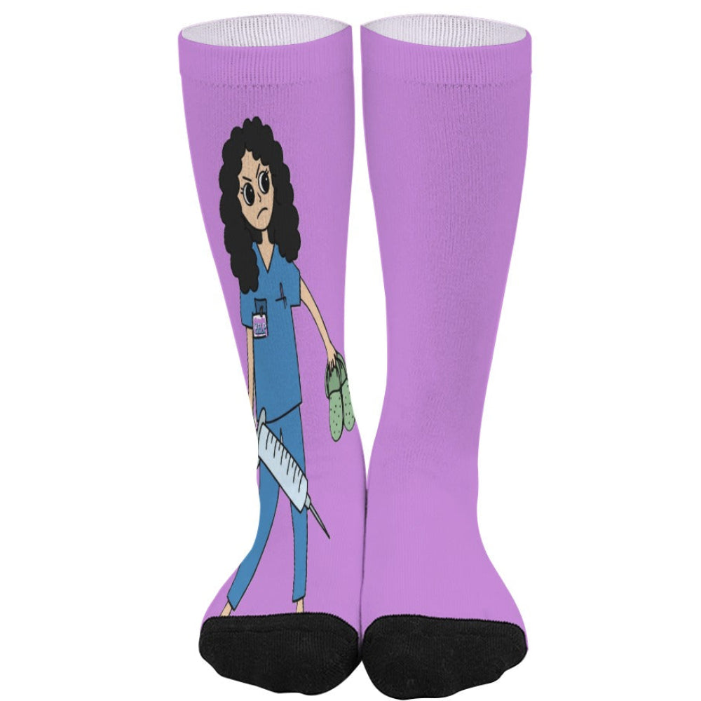 The Syringe‑Slinger Scrub Hero Socks