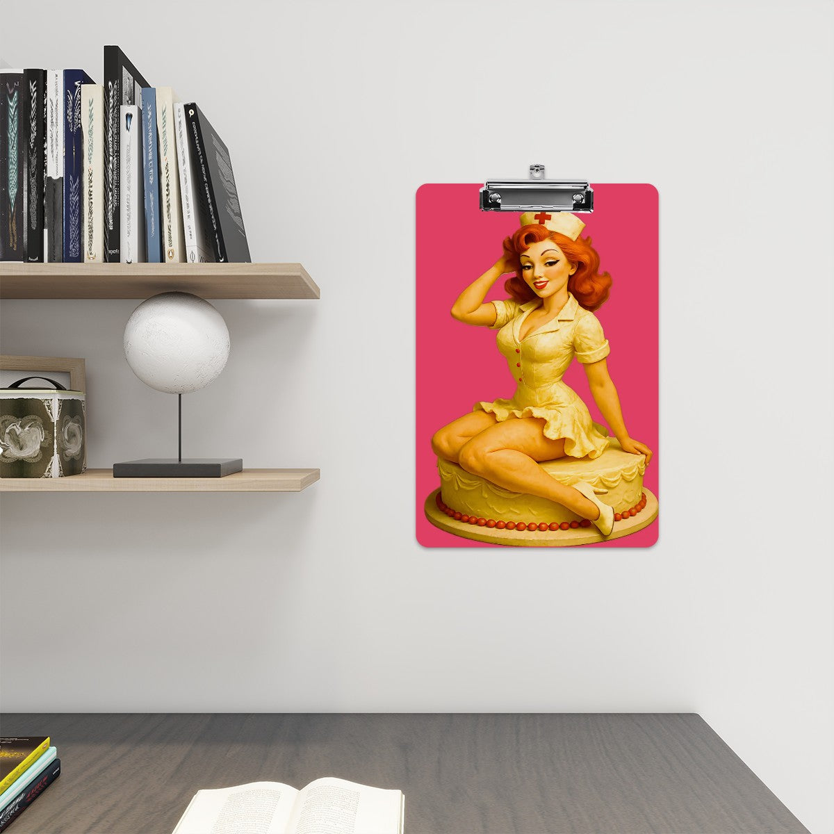 Acrylic Nurse Cake Clipboard
