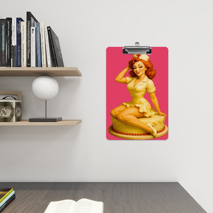 Acrylic Nurse Cake Clipboard