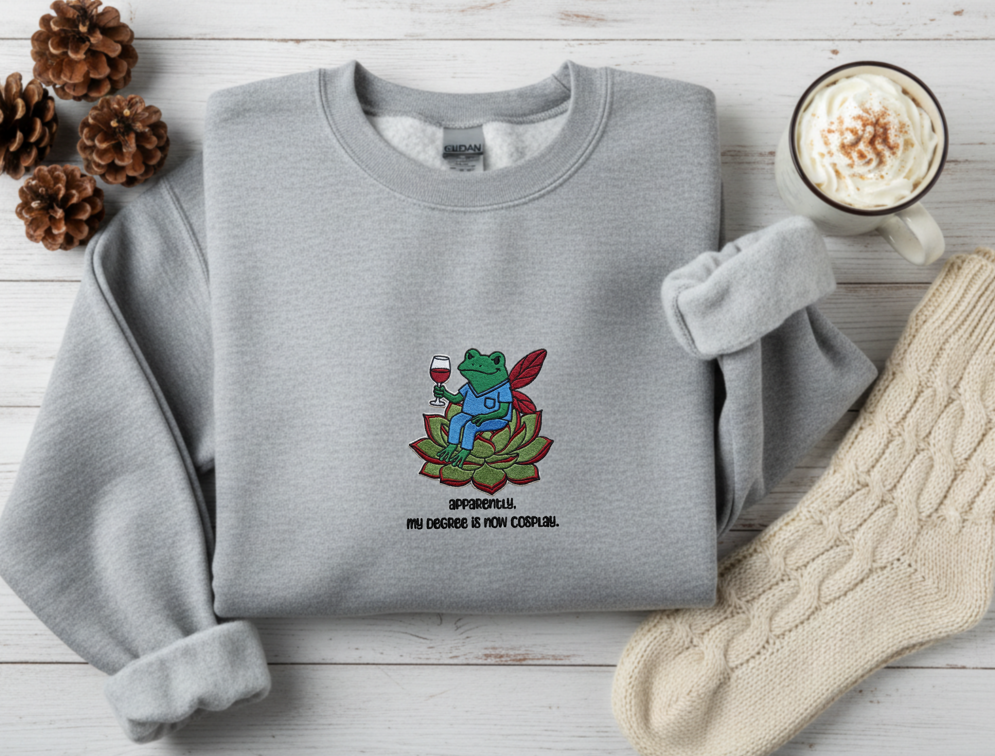 Nurse Professionalism Crewneck Sweatshirt — Support Nurses Rights