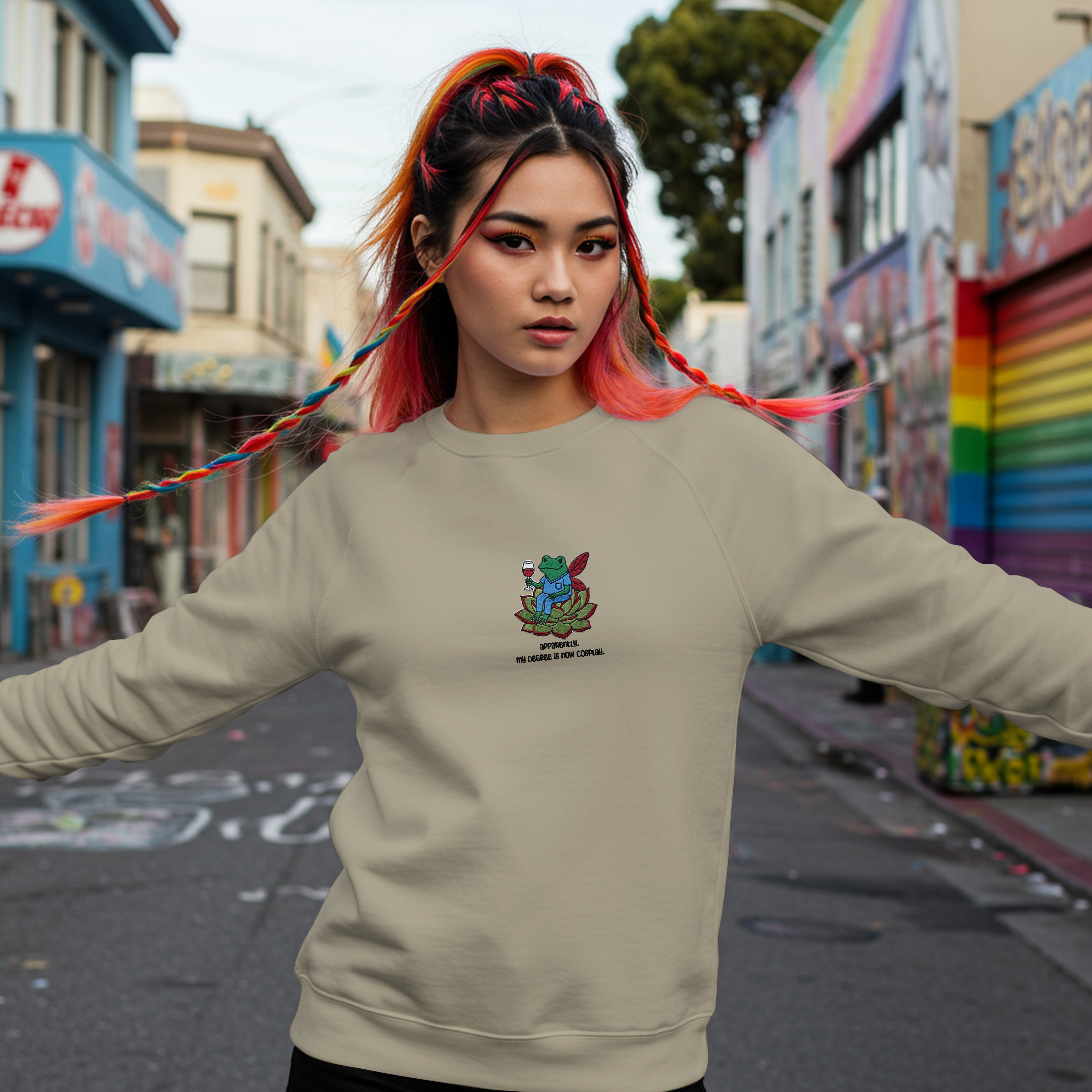 Nurse Professionalism Crewneck Sweatshirt — Support Nurses Rights