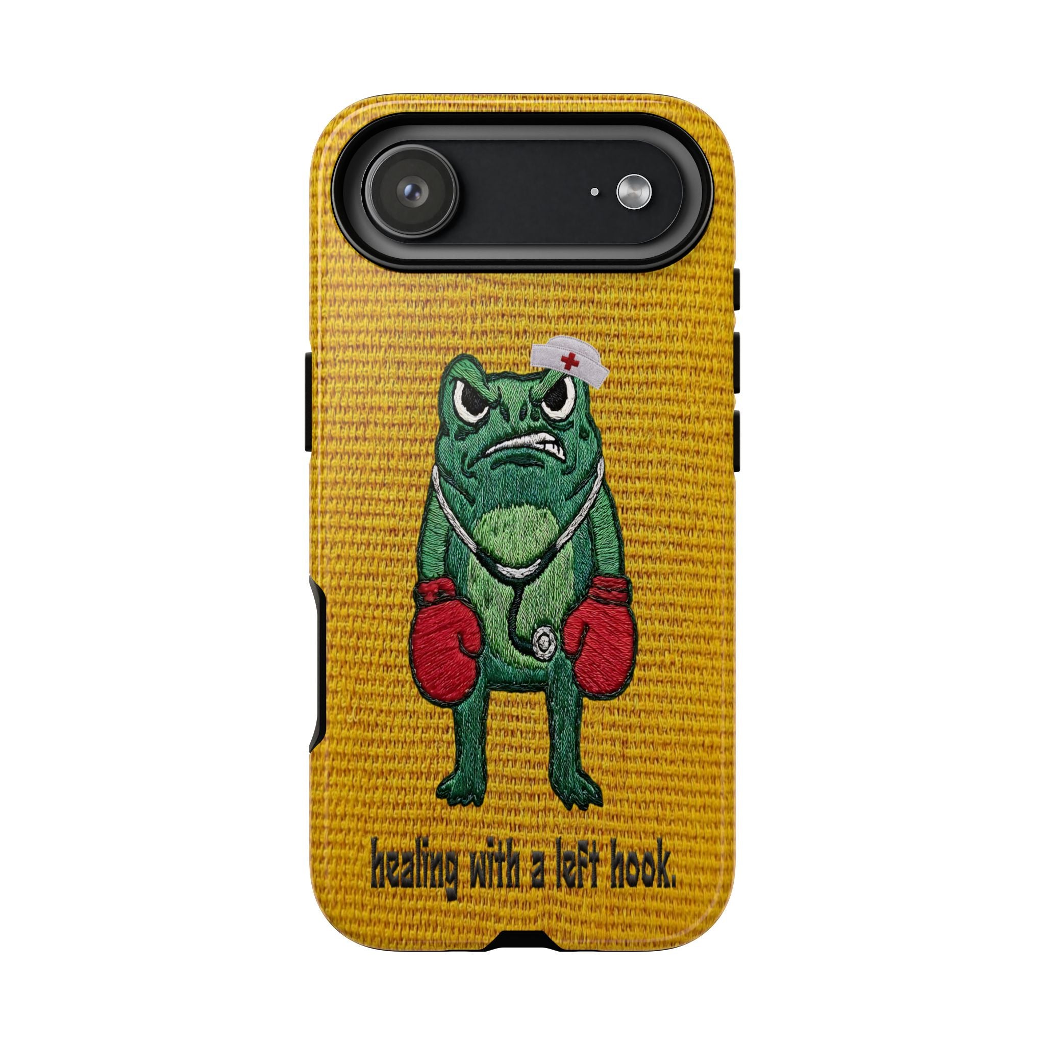 Tough Cases: 'Healing With a Left Hook' Boxing Nurse Phone Case