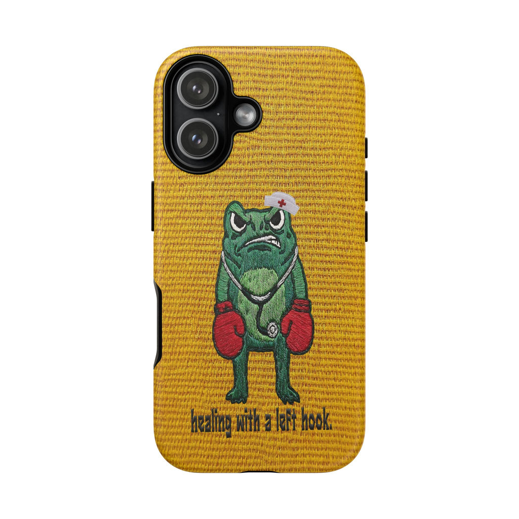 Tough Cases: 'Healing With a Left Hook' Boxing Nurse Phone Case
