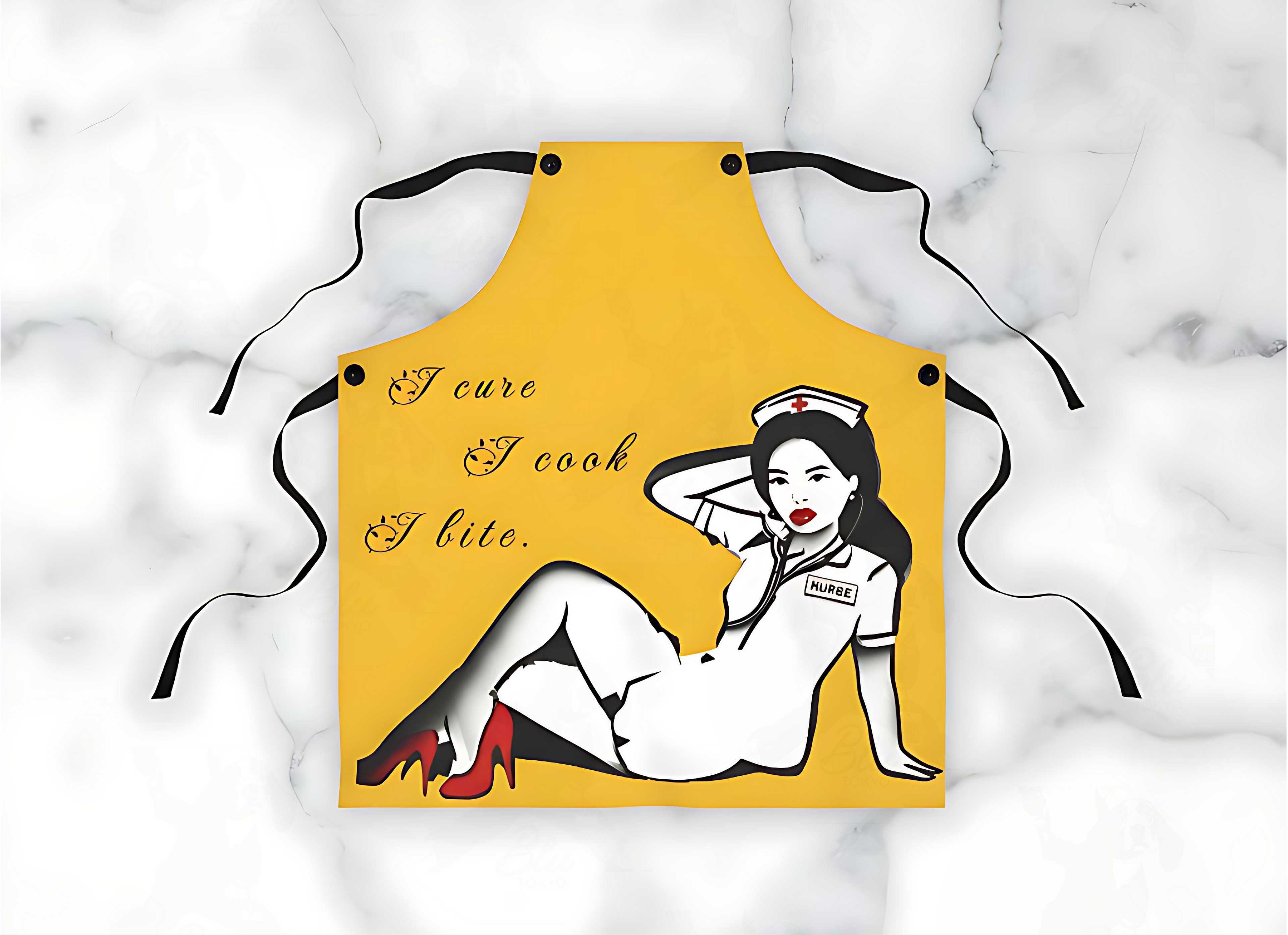 Not your average apron. Not your average nurse.