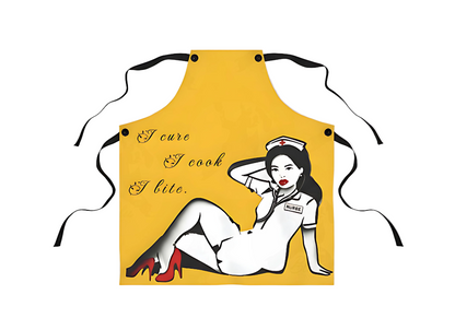 Not your average apron. Not your average nurse.
